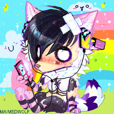 IPOD COMMERCIAL WITH A WOLF X333 by MAIMEDWOLF